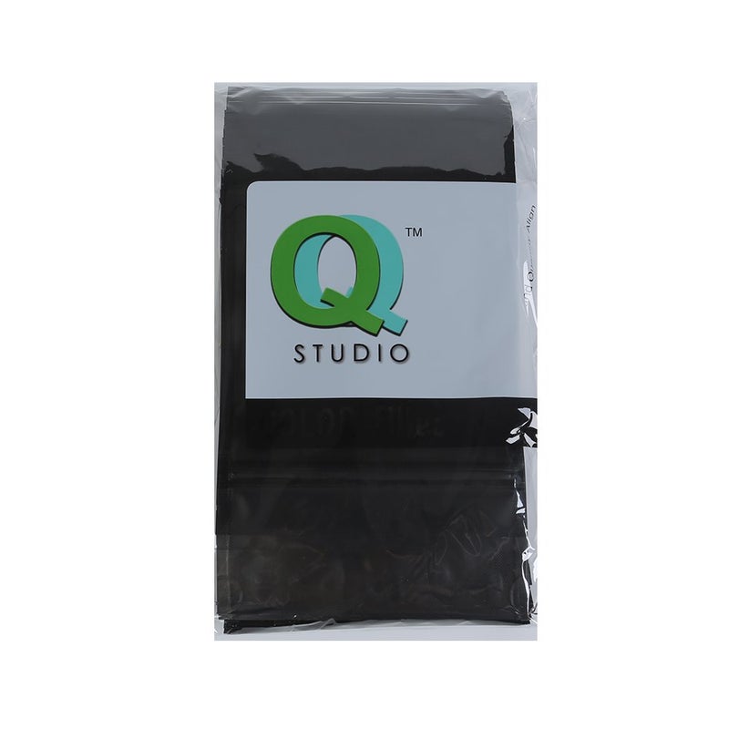 QQ Studio 100PCS Matte Double-Sided Colored Stand-Up Resealable QuickQlickâ„¢ Bags (8.5x13cm (3.3x5.1"), Black) - Image 5